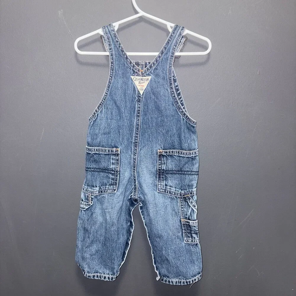 OshKosh Denim Overalls Infants 9m